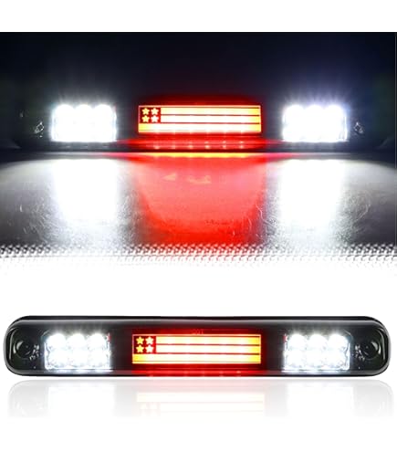 LED 3rd Brake Light High Mount Stop Tail Cargo Lamp Smoked Lens For Ch C1500 K1500 Silverado 1988 1998 - View #5