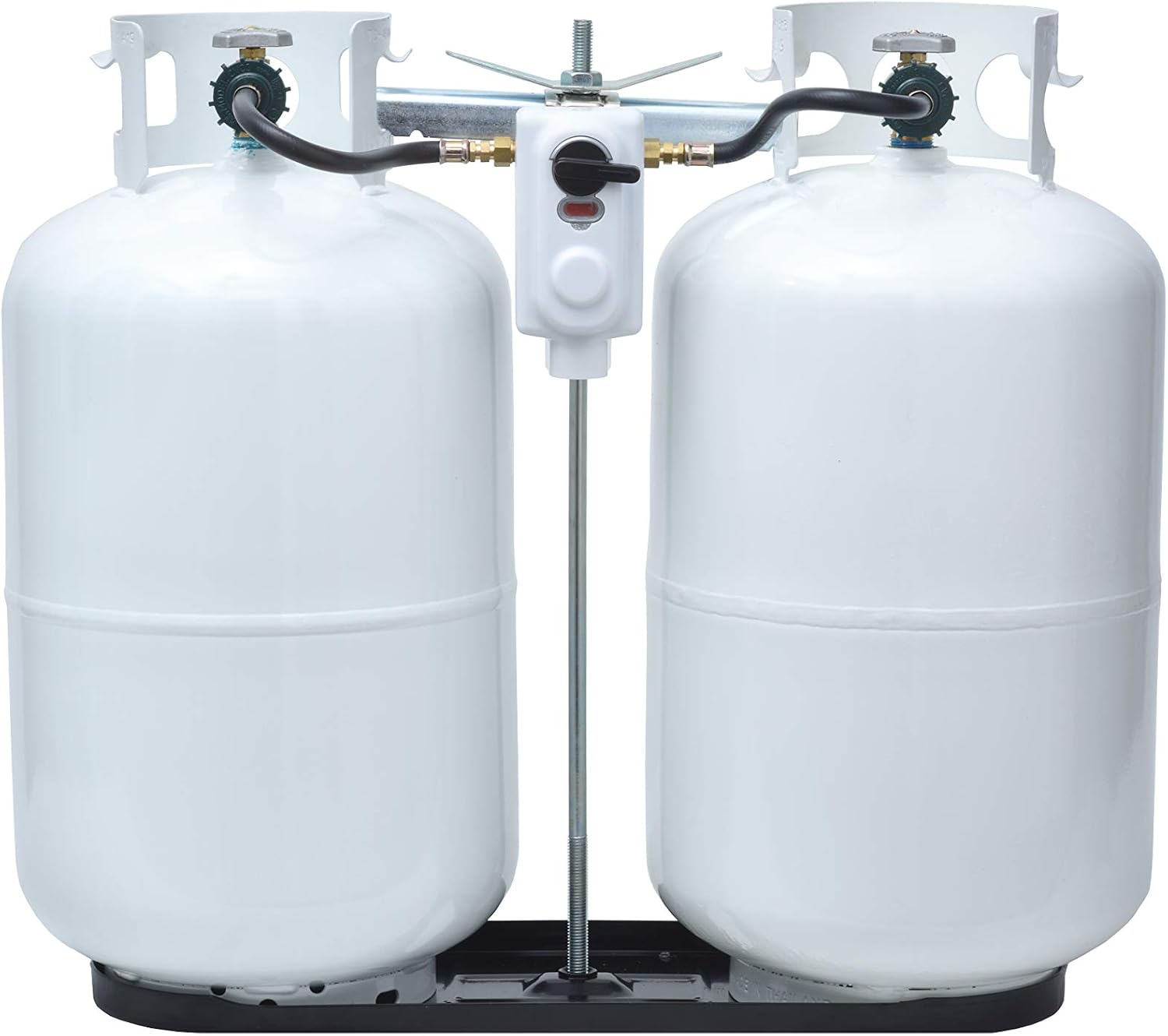 Flame King 40 Pound Steel Propane Tank Cylinder/Regulator