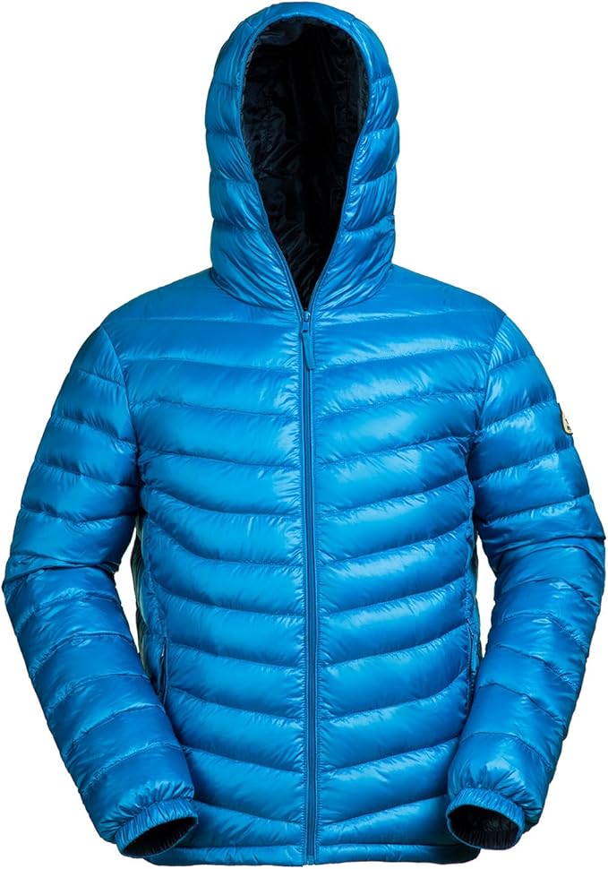 BOSIDENG Men's Down Jacket Light Hooded Fashion Outerwear(180/96A 203C