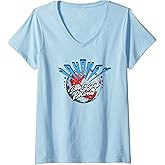 Womens Journey Don't Stop Believin' World Tour V-Neck T-Shirt
