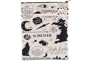 MNIGIU A Court of Thorns and Roses Inspired Gift A Court of Thorns and Roses Book Sleeve A Court of Thorns and Roses Merchandise