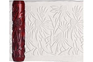 HORSDO Pottery Tools Wood Big Hand Rollers for Clay- Perfect for Pottery and Ceramics,Ideal for Beginners to Create Clear and Detailed Patterns (2)