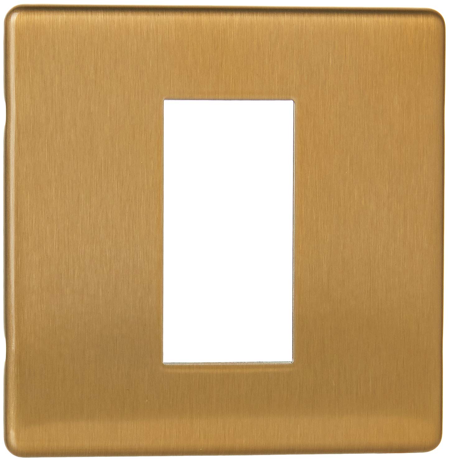 MK Aspect K24181SAG 25 x 50mm 1-Module Euro Frame - Satin Gold