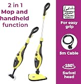 Neo 10 in 1 1500W Hot Steam Mop Cleaner Floor Carpet Window Washer Yellow view 5