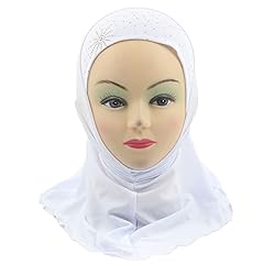 Cogongrass Girls Kids Muslim Hijab Islamic Scarf