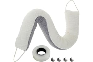 Door Draft Stopper 36 Inch, Weighted Under Door Seal, Soft Breeze Blocker for Home Bedroom