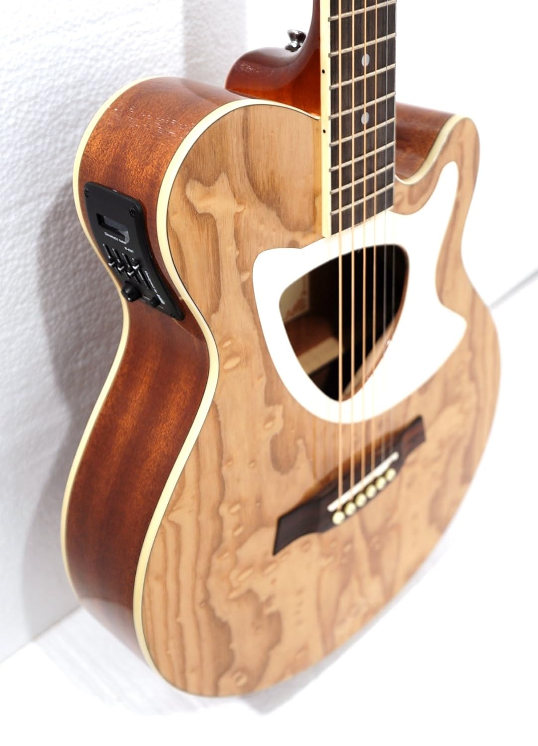 Guitars BuiltIn Tuner KAPOK TLO190CEQN Thin Body Acoustic Electric