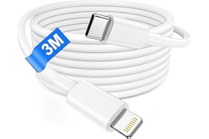 USB C to Lightning Cable 10FT[Apple MFi Certified], iPhone Fast Charger Cable Long Cable Apple Charger Cable Fast Charging Da
