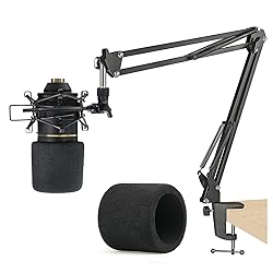 MXL 770 990 Microphone Stand with Pop Filter - Mic