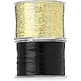 Mia Bling String Sparkly Hair Tinsel Extensions On Convenient And Easy To Use Spools 500 feet total, 300 Applications, Black And Gold Hologram, 10 Clips