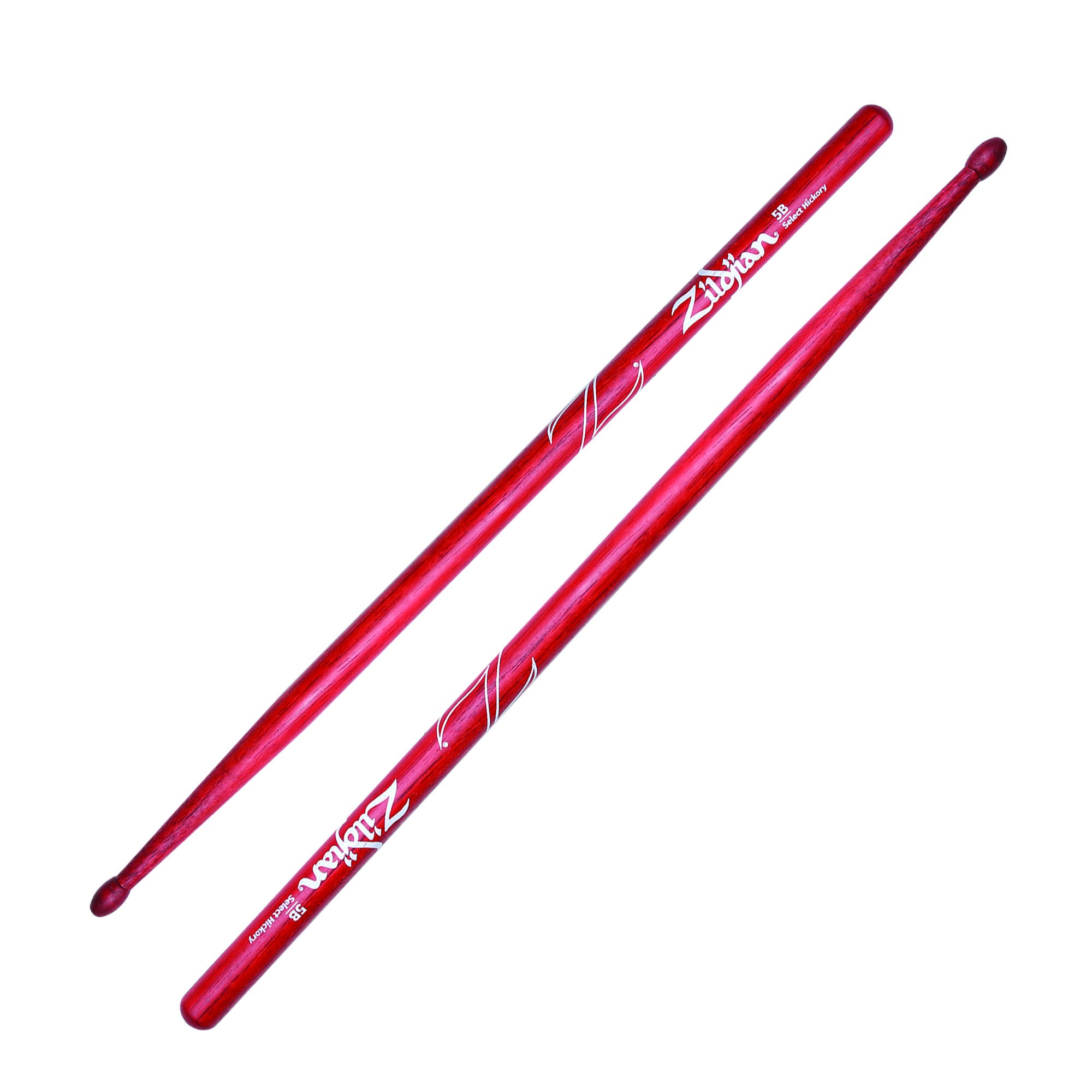 Zildjian Z5BR 7AWD 5 B Dip Sticks (1 Pair), Red