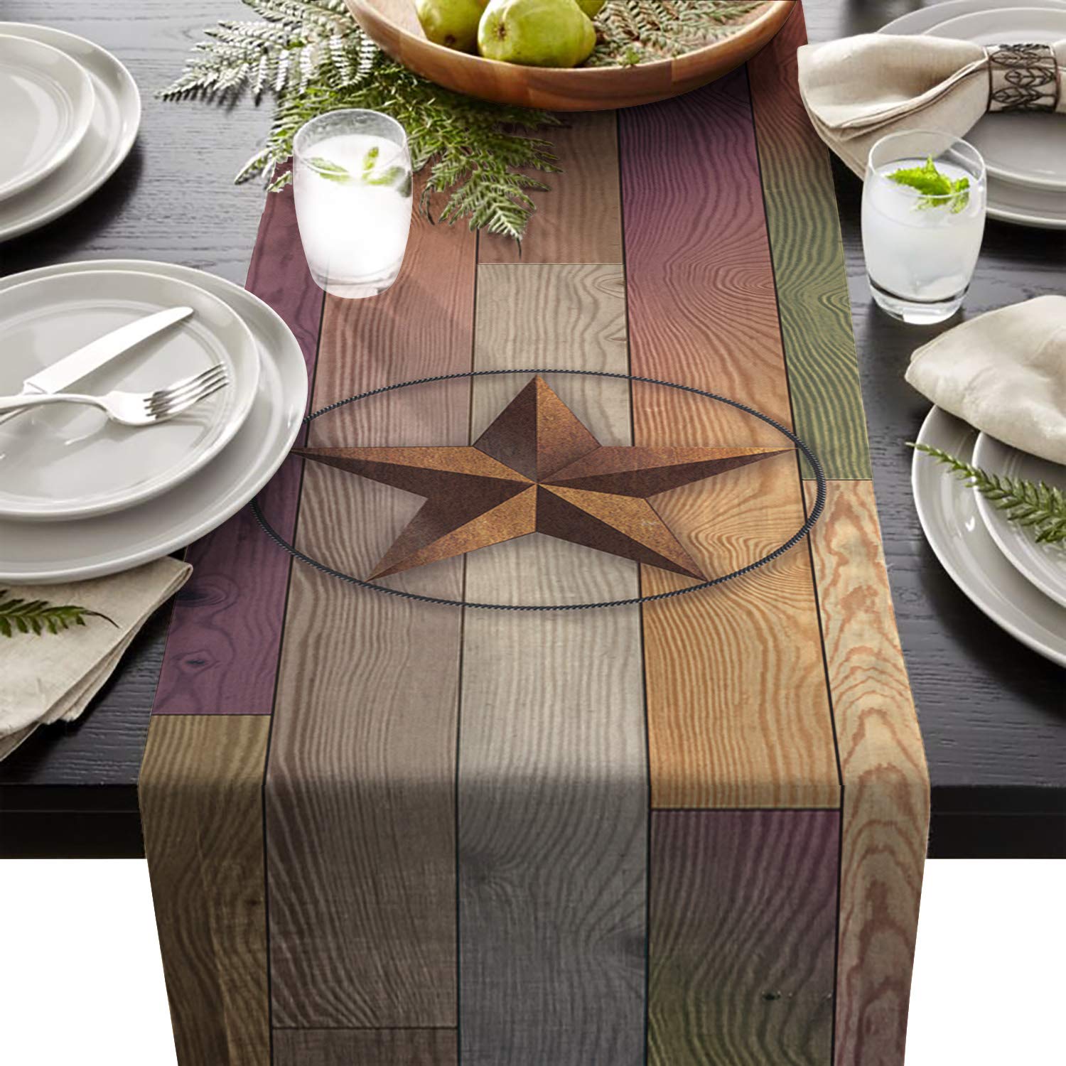 Kitchen Table Runners / Modern Concise Style Table Runner Solid Color