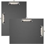 Exacompta 18271E Clip Clipboard 23x32cm A4 Black Coated Pad Balacron view 3