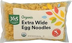 365 by Whole Foods Market, Organic Extra Wide Egg Noodles, 16 Ounce
