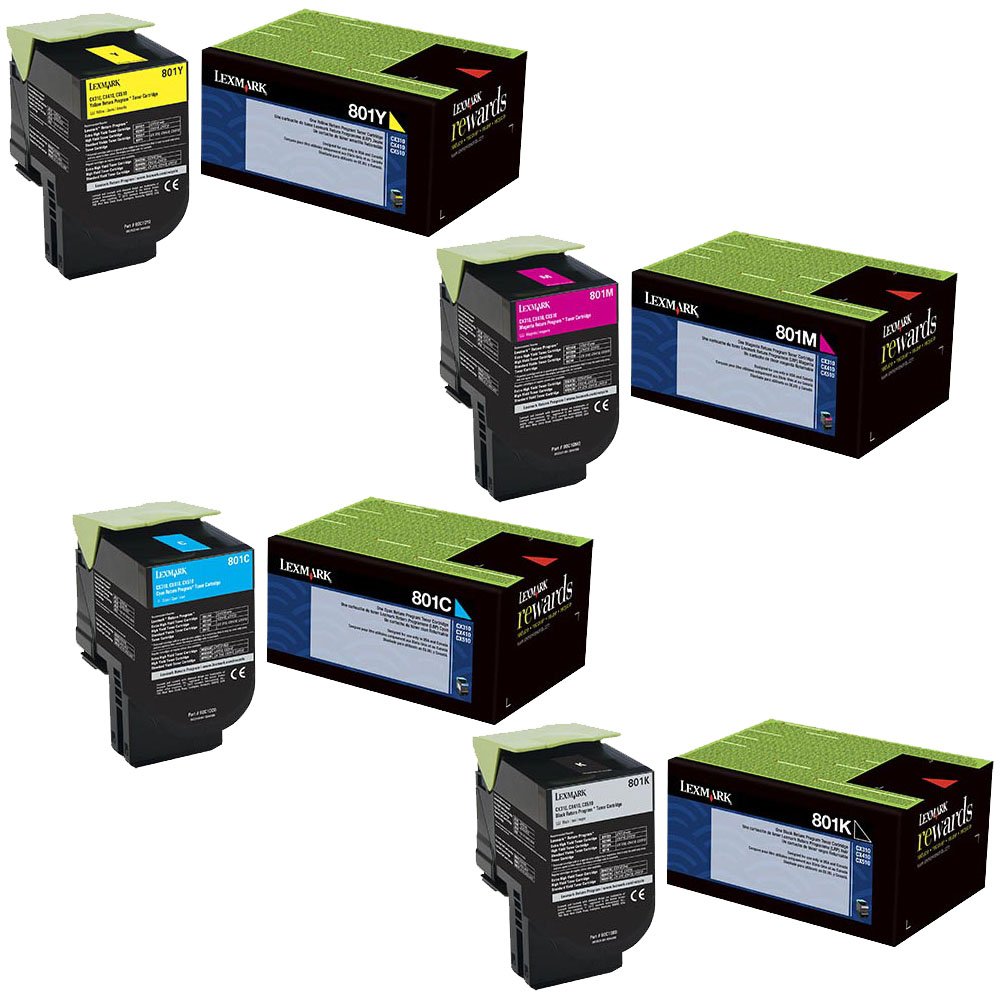 Lexmark CX310dn Standard Yield Toner Cartridge Set Amazon.co.uk Office Products