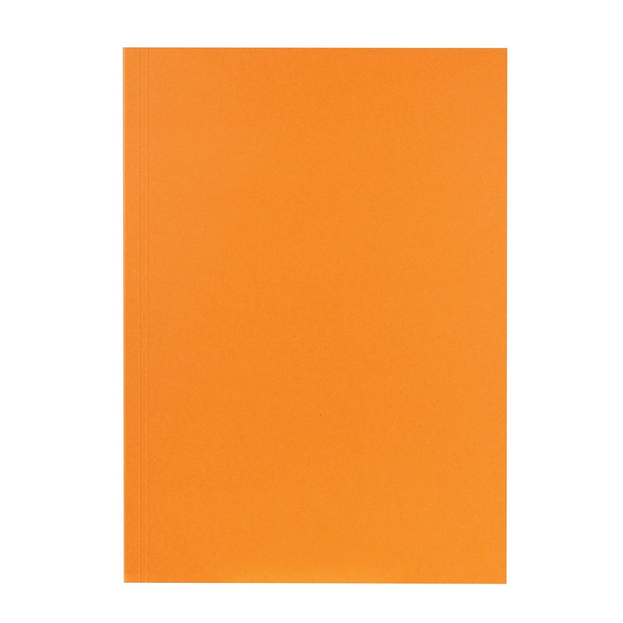 Exacompta - Ref 80001282002F - FALKEN - Recycled Square Cut Folders - A4 (210 x 297mm) in Size, 250gsm Recycled Manilla, Holds Up to 300 Sheets - Orange (Pack of 100) — image 1