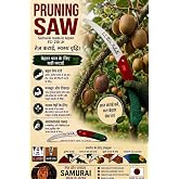 Samurai KISI FC-210-LH / 8-1/4" (21cm) Folding Curved Blade Saw Made in Japan