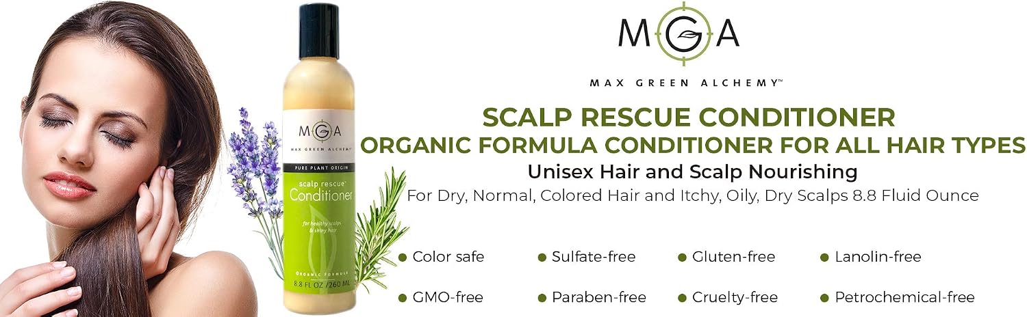 MGA Vegan Hair Conditioner - Organic Formula Leave In Conditioner for Healthy Hair, 260 ml (Pack of 1) - Image 5