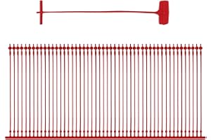 Satsonik 50mm(2 Inch) Red Tag Gun Barbs (Fasteners) for Any Standard Price Labels Clothing Tagging Attachers - 5000 Pcs