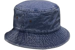 Newhattan Short Brim Visor Cotton Bucket Sun Hat