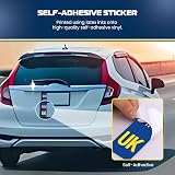 Rubigo 3 Pack UK Car Stickers Vinyl Legal Size EU Brexit Flag Replacement view 5