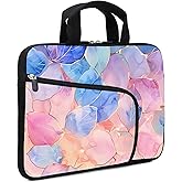 XMBFZ Laptop Sleeve - 11.6-12.2 inches Chromebook, Ultrabook & Tablet Case with Neoprene Handle & Two Pockets (Leaf)