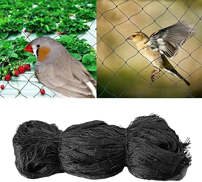 RAM ONLINE Black Garden Netting 4M x 10M Bird Proof Plants Fruit Ponds