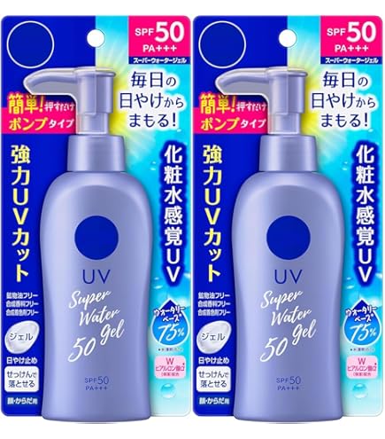 Amazon.com: Japanese Sunscreen SPF 50/PA+++ Super Water Gel 4.22