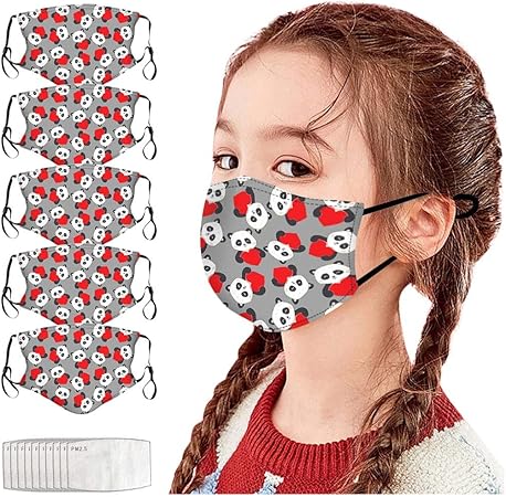 Amazon 子供用マスク Maszone 超快適マスク 子供用 布マスク 洗えるマスク スポーツマスク 5枚入り マスク 子供 キッズサイズ フェイスカバー 枚入り クマ ネコ 恐竜 子供用マスク キャラクター 抗菌防臭 肌にやさしい 通気性 男女兼用 防塵マスク Maszone 布 マスク