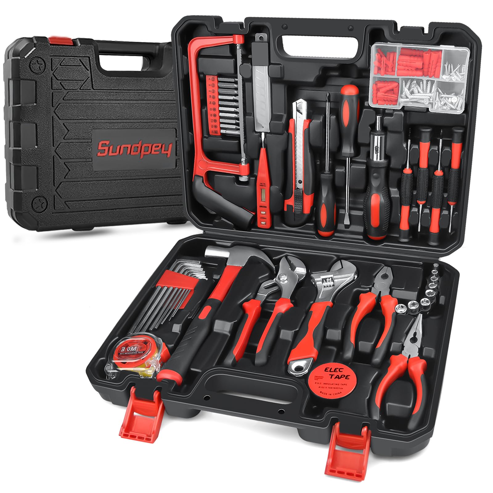 Sundpey Home Tool Kit 148-Pcs - Household Basic