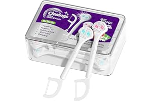 cleaings® 15Pcs Mini Disposable Tongue Brushes with Cleaning Paste Beads and Floss Picks, Tongue Cleaners, Reduce Bad Breath, Tongue Scraper-Mix Flavor (Pack of 1)