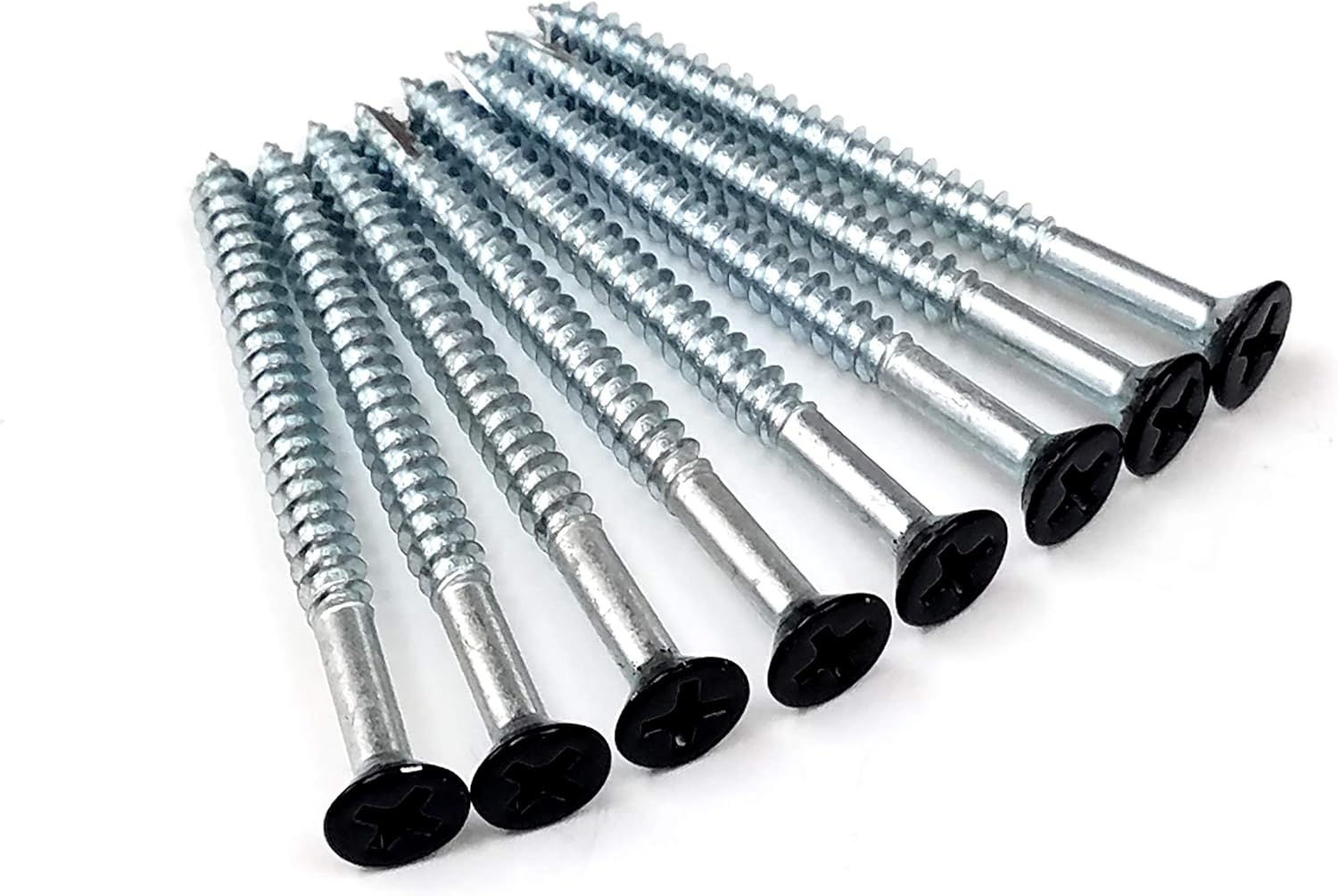 Hinge Outlet Black Wood Screws 9 X 2 1/4 Inch for Residential Door