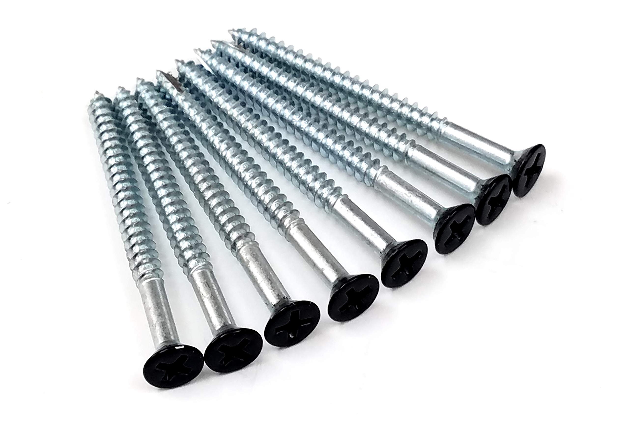 Photo 1 of Hinge Outlet Wood Screws, Heavy-Duty Screws for Doors, Cabinets, Furniture & DIY Projects (Black, 9 X 2 1/4, 24 Pack)