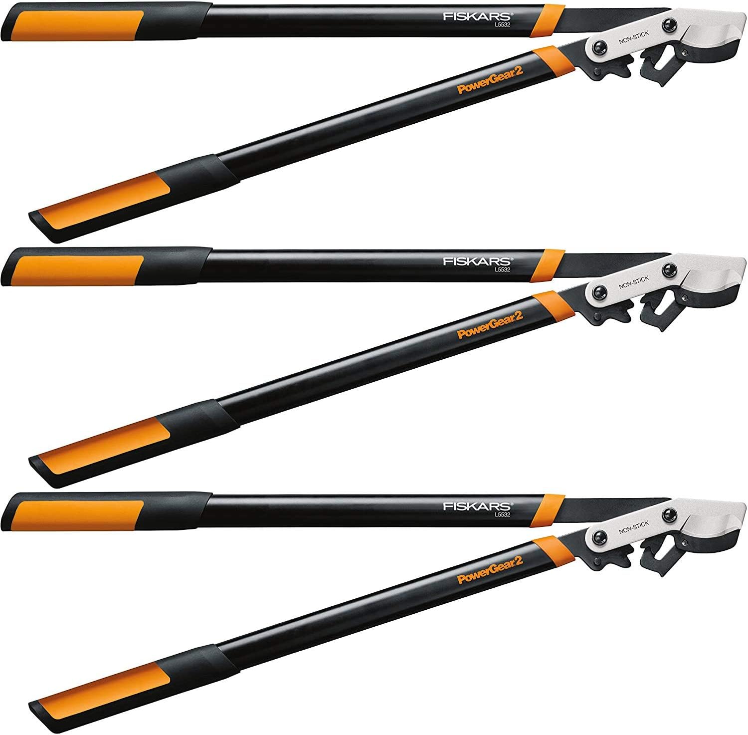 Fiskars PowerGear2 Bypass Lopper, 32 Inch, Black/Orange (394801-1003) : Garden & Outdoor