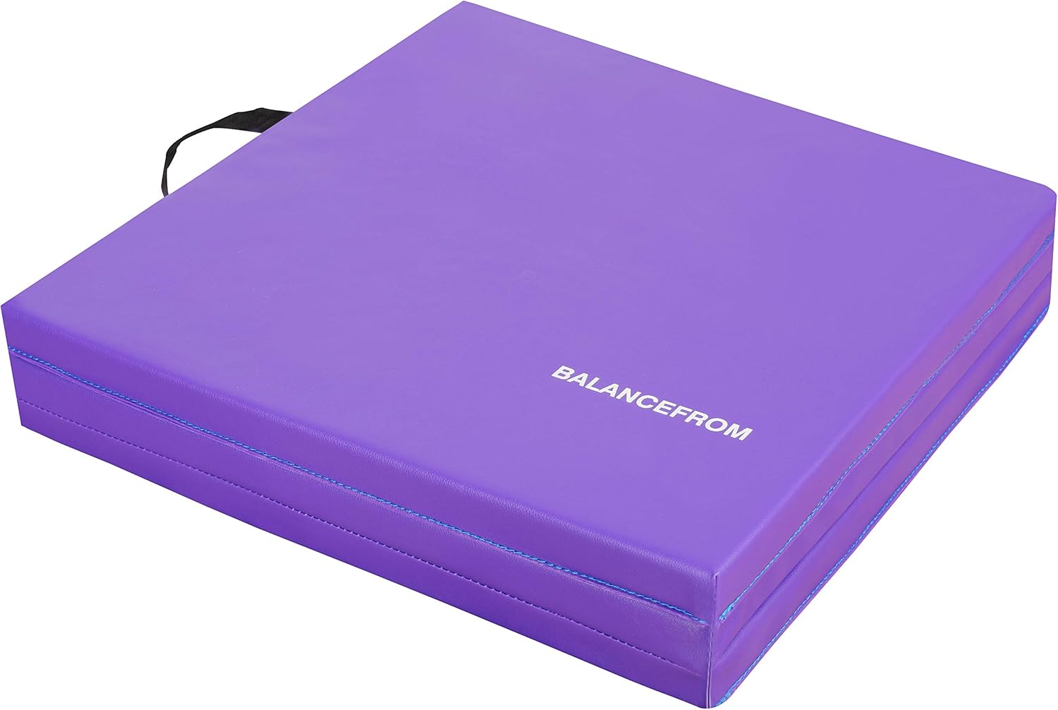 BalanceFrom 1.5" Thick Tri-Fold Folding Exercise Mat with Carrying Handles for MMA, Gymnastics and Home Gym Protective Flooring (Purple) : Sports & Outdoors