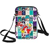 WZMPA Princess Crossbody Bag Fairy Tales Gift Mermaid Shoulder Bag Mermaid Movie Merchandise