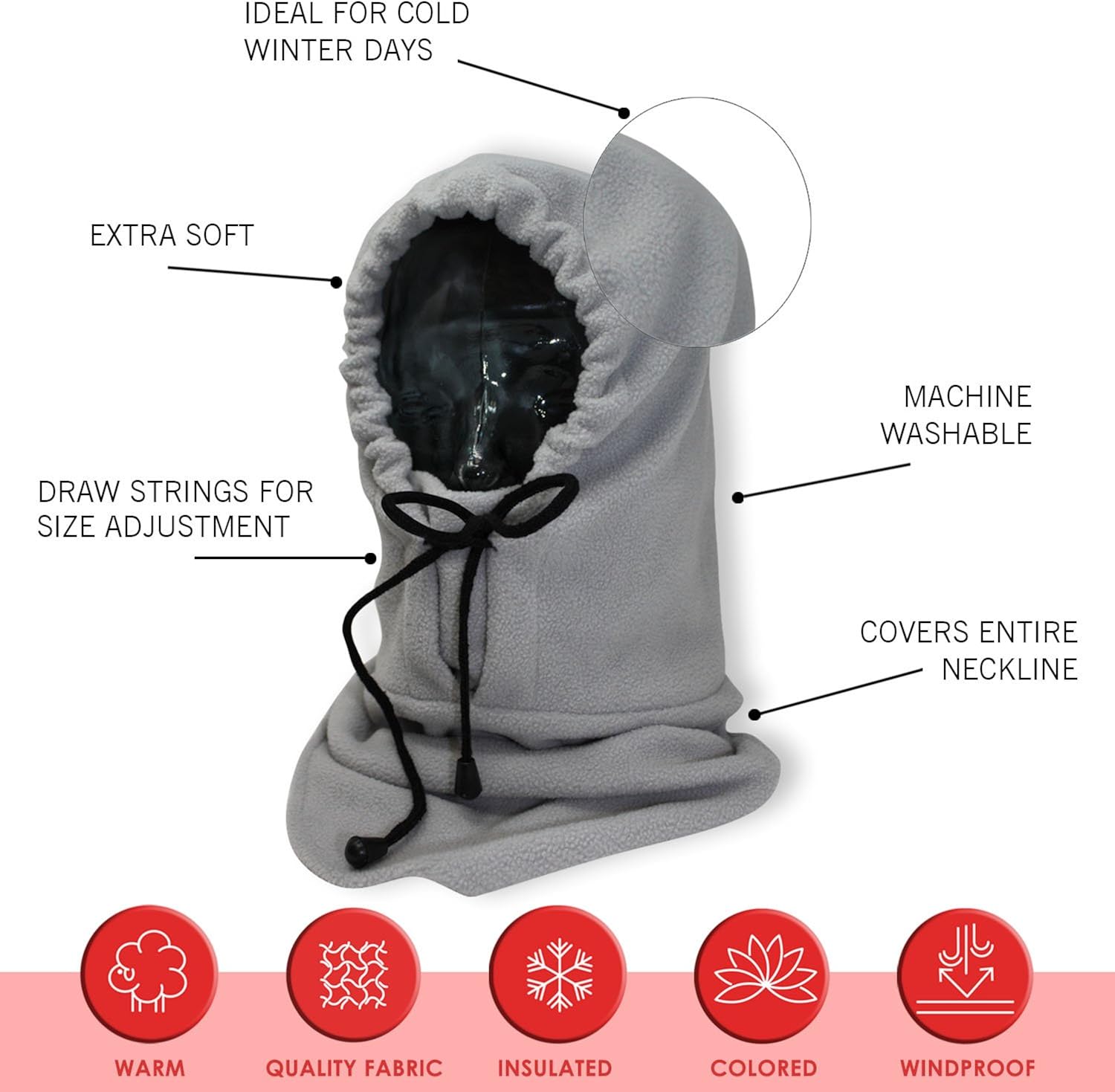 Bramble 2 Full Breathable Tactical Thermal Fleece Balaclavas with