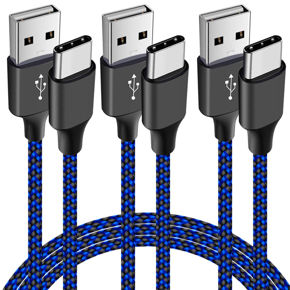 3-Pack 6ft USB C Cable Compatible with Kindle E-readers,Fire Tablets (All-new HD 10 9th 10th 11th Generation,HD 8,8 Plus 2020 2022 Release,7 Kids Edition 2019 2021).Type-C Charging Charger Cord