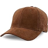 Armycrew Cotton Structured 6 Panel Corduroy Baseball Cap