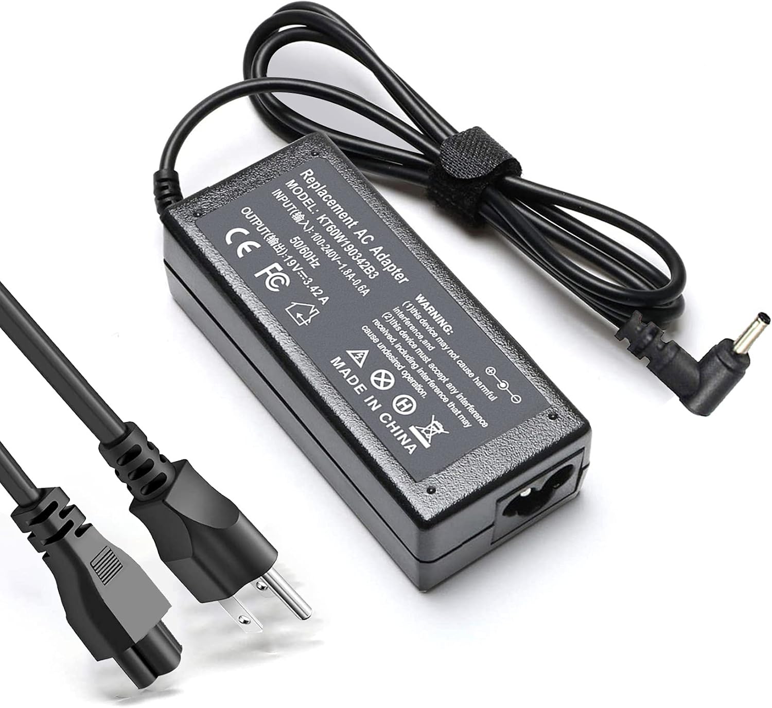 65W N15Q8 N15Q9 N16P1 A13-045N2A A11-065N1A PA-1650-80 PA-1450-26 AC Adapter Charger for Acer Chromebook CB3 CB5 CB3-111 CB3-131 CB5-132T CB5-571 C720 C740 C910 Aspire One Cloudbook AO1-131 AO1-431