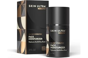 MANSCAPED® Skin Ultra™ Face Moisturizer - Men's Daily Hydrating Skincare Lotion Infused with Hyaluronic Acid, Vitamin E & She