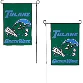 Desert Cactus Tulane University TU Garden Flag – 19 x 12 inch Tulane Green Wave Banner, For Outdoor Display and Events (Design A)