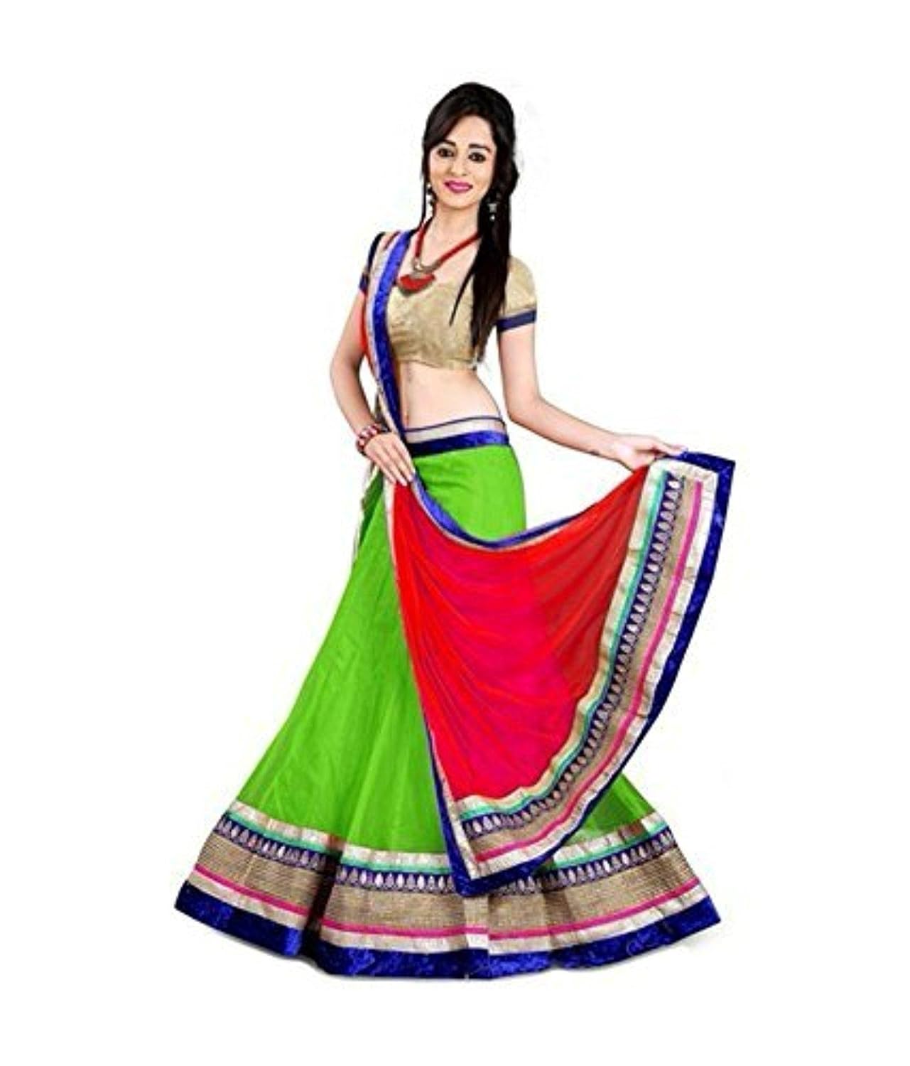 palkaano velvet & net lehenga choli