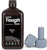 ELEGOO Tough Resin Grey 2000g High Impact High Toughness MSLA 3D Printer