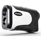 DAZHEN Golf Rangefinder with Slope, 1200 Yards Laser Range Finder Golfing with External Screen, Flag Pole Locking Vibration, 6X Magnification, Golf Accessories for Men