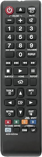 New Ah59 02533a Replace Remote Fit For Samsung Ht H4530 Ht H5500w Za Ht H5530 Ht F4500 Ht H4500 Ht H5500w Ht J4100 Ht J4500 Ht J5500w Ht Jm41 Ht J5500 2a Home Theater System Amazon Ca Electronics