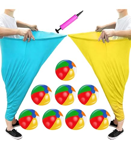 Granny Pants Yard Game – Pantaloni Giganti Con Palline E Coni Per Giochi All’Aperto