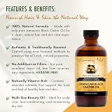 Sunny Isle Jamaican Black Castor Oil 4oz Natural Hair Scalp Skin Treatment view 3