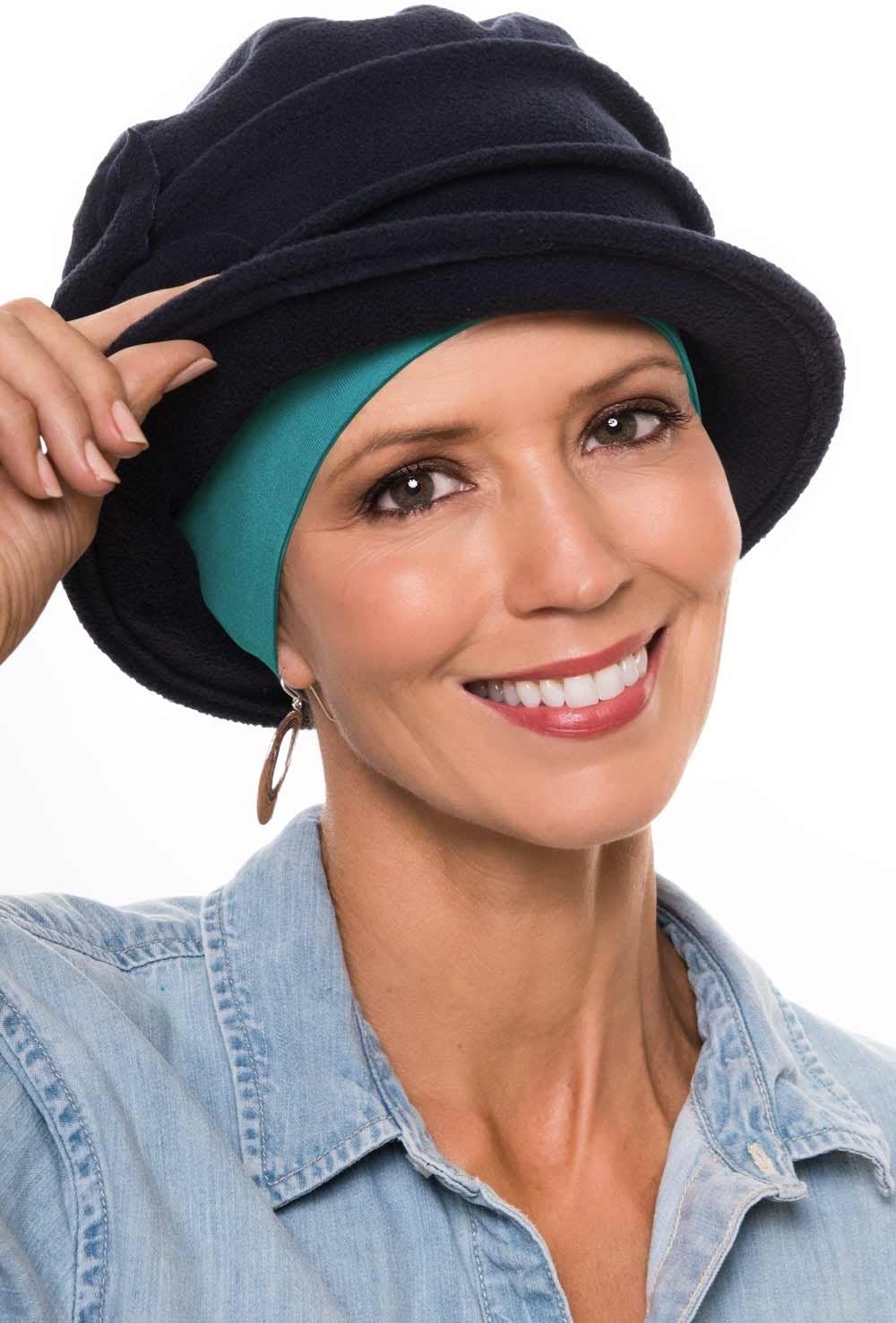 Bamboo Comfort Wide Headband - Wear Under Hats for Head Coverage - Cancer & Chemo Patients