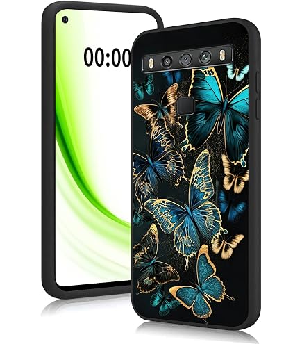 Asuwish Phone Case For TCL 10 5G UW Verizon, Stand Wallet Cover With Tempered Glass Screen Protector, Flip Card Holder Slot Kickstand Cell Protective Case For TCL105GUW TLC 105GUW G5 5GUW